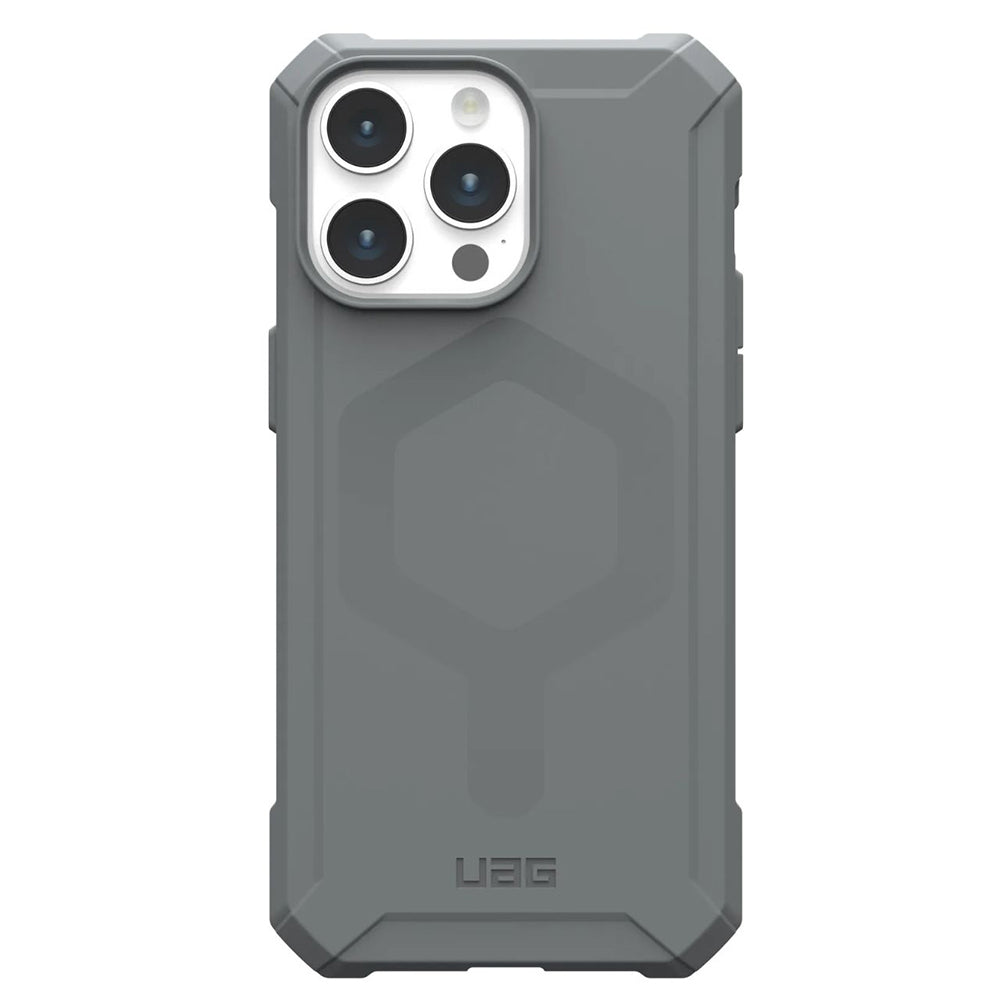 MagSafe-deksel for Apple iPhone 15 Pro Max, Urban Armor Gear, Essential Armor, Sølv