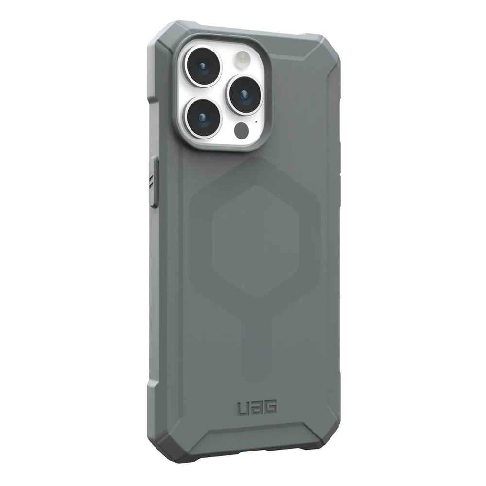 MagSafe-deksel for Apple iPhone 15 Pro Max, Urban Armor Gear, Essential Armor, Sølv