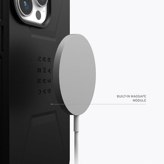 MagSafe-deksel for Apple iPhone 15 Pro Max, Urban Armor Gear, Essential Armor, svart