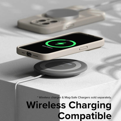 MagSafe-deksel for Apple iPhone 15 Pro, Ringke, Silikon, Limegrønn