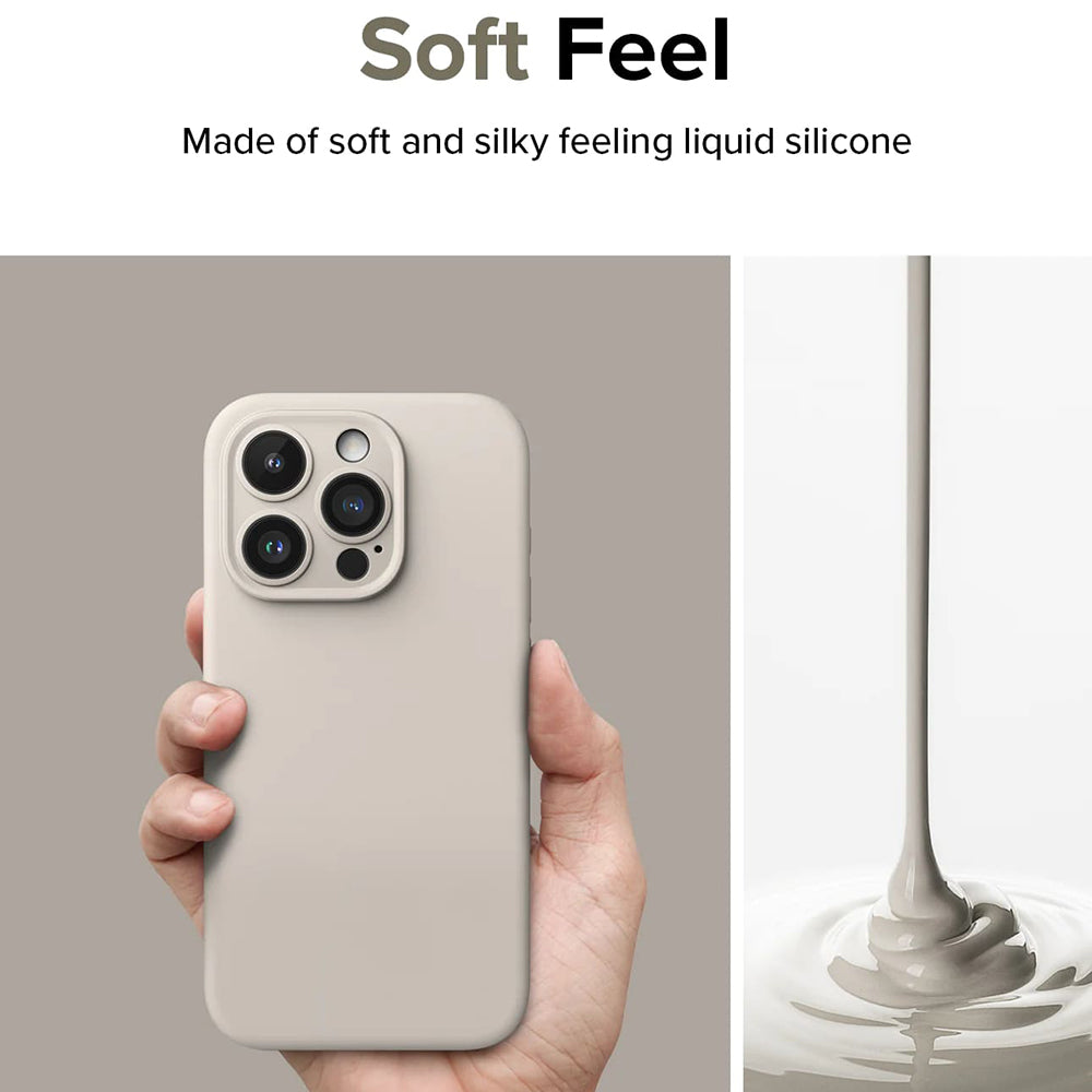 MagSafe-deksel for Apple iPhone 15 Pro, Ringke, Silikon, Limegrønn