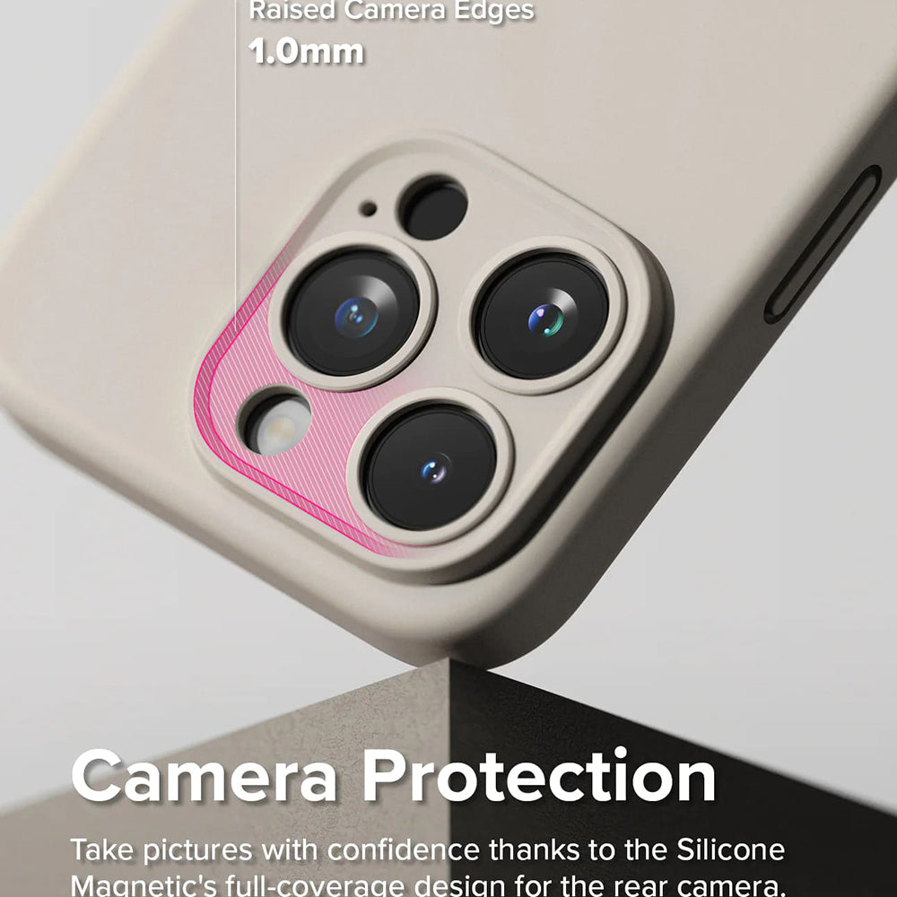 MagSafe-deksel for Apple iPhone 15 Pro, Ringke, Silikon, Limegrønn