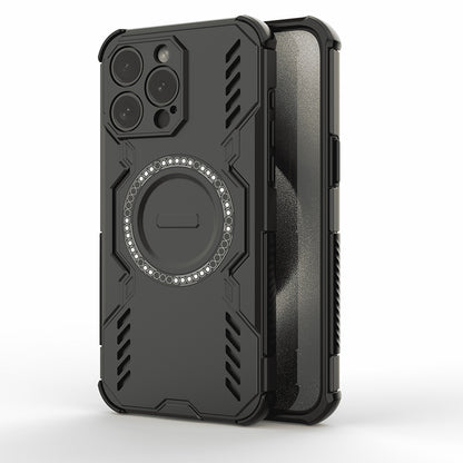 MagSafe-deksel for Apple iPhone 15 Pro, Techsuit, ArmorMag, svart