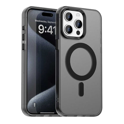MagSafe-deksel for Apple iPhone 15 Pro, Techsuit, CandyCase, Svart