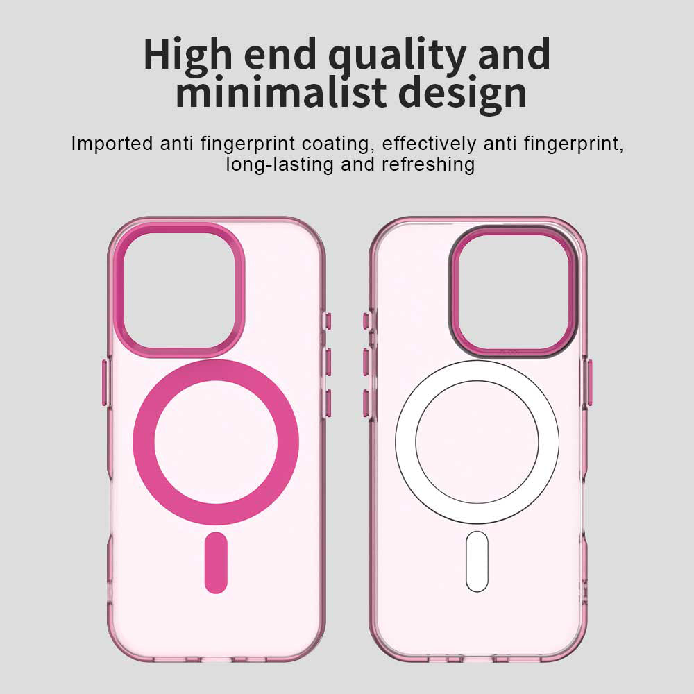 MagSafe-deksel for Apple iPhone 15 Pro, Techsuit, CandyCase, Rosa