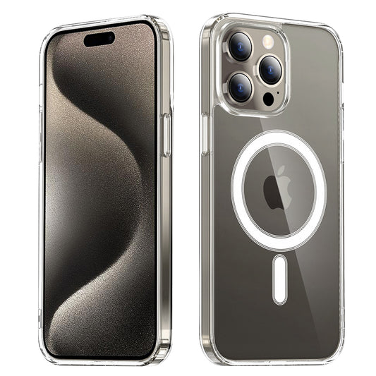 MagSafe-deksel for Apple iPhone 15 Pro, Techsuit, Pro, Transparent