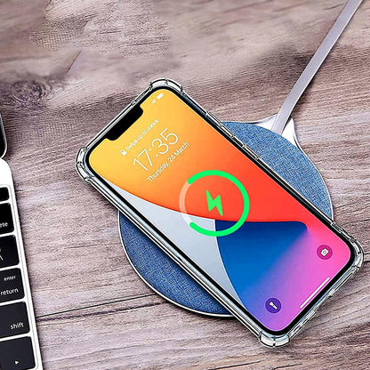 MagSafe-deksel for Apple iPhone 15 Pro, Techsuit, støtsikker klar, røykfarget