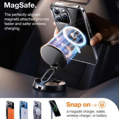 MagSafe deksel for Apple iPhone 15 Pro, Torras, Diamond, Gjennomsiktig