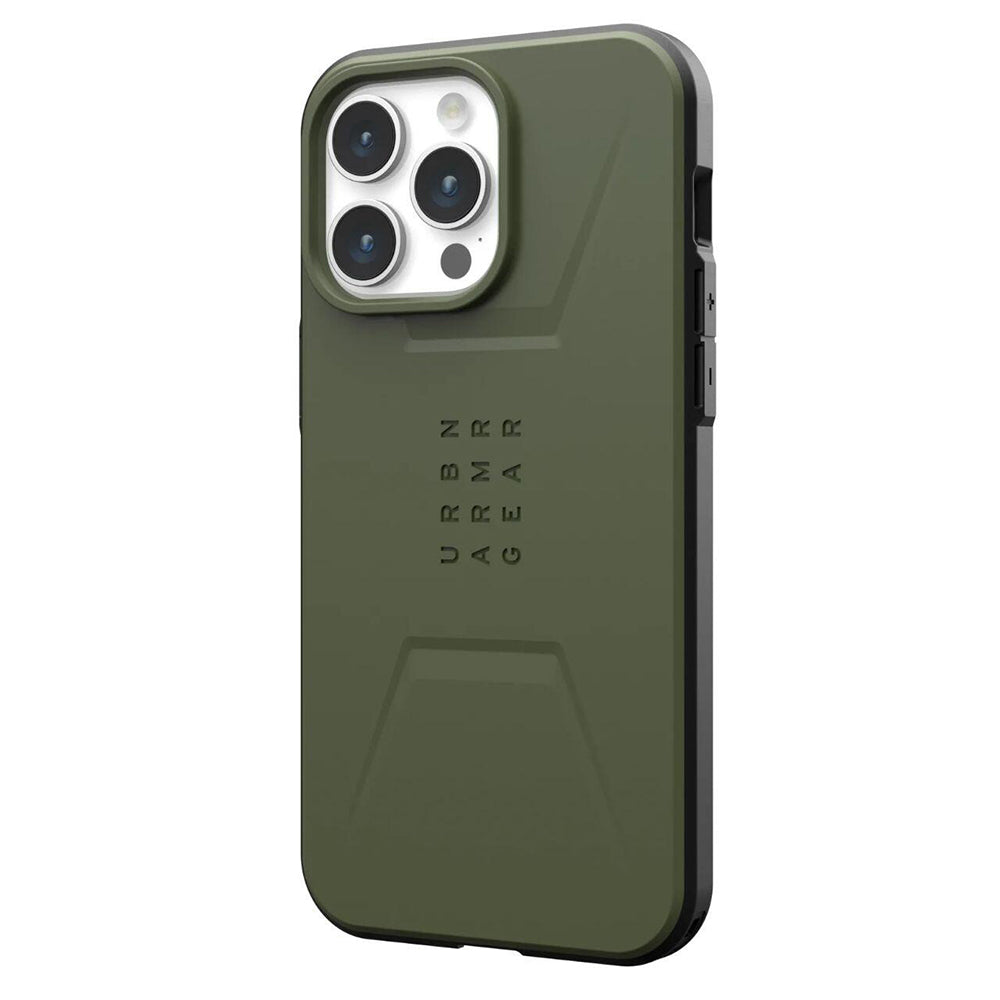 MagSafe-deksel for Apple iPhone 15 Pro, Urban Armor Gear, Civilian, Grønn