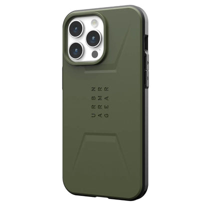MagSafe-deksel for Apple iPhone 15 Pro, Urban Armor Gear, Civilian, Grønn