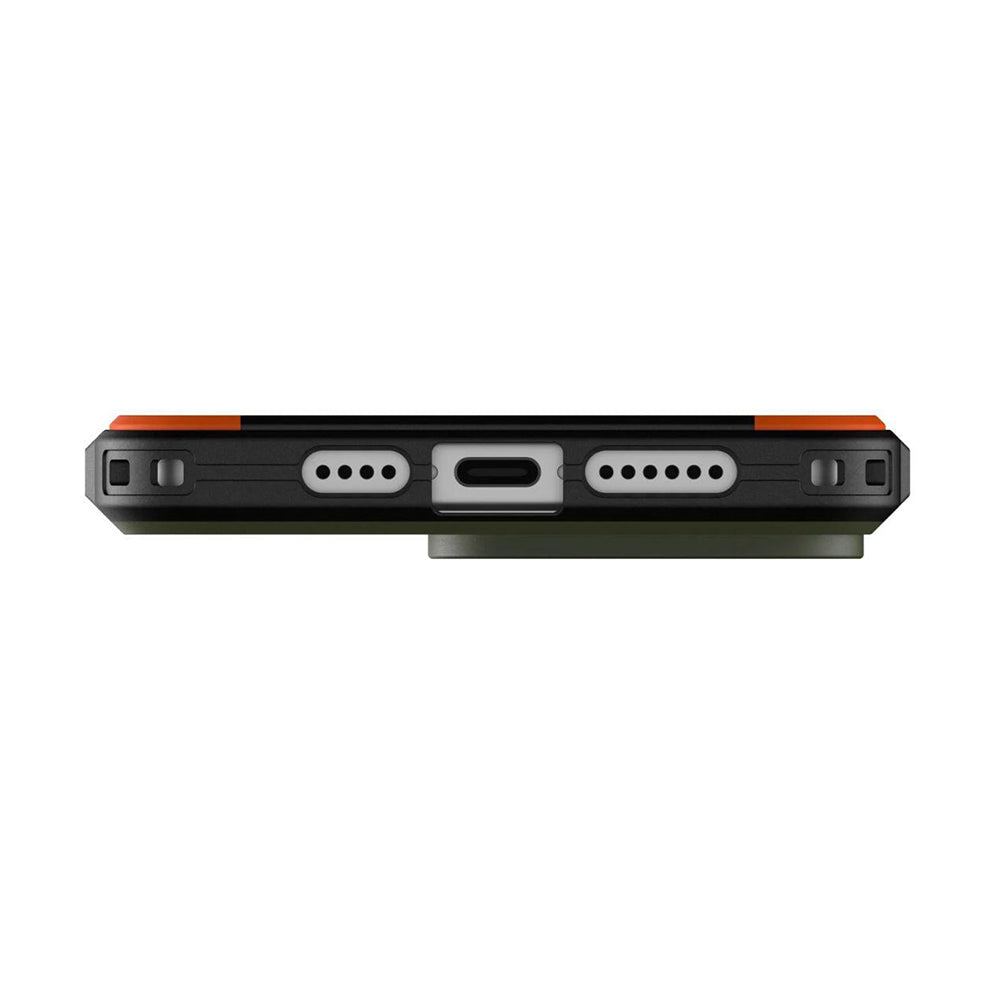 MagSafe-deksel for Apple iPhone 15 Pro, Urban Armor Gear, Civilian, Grønn