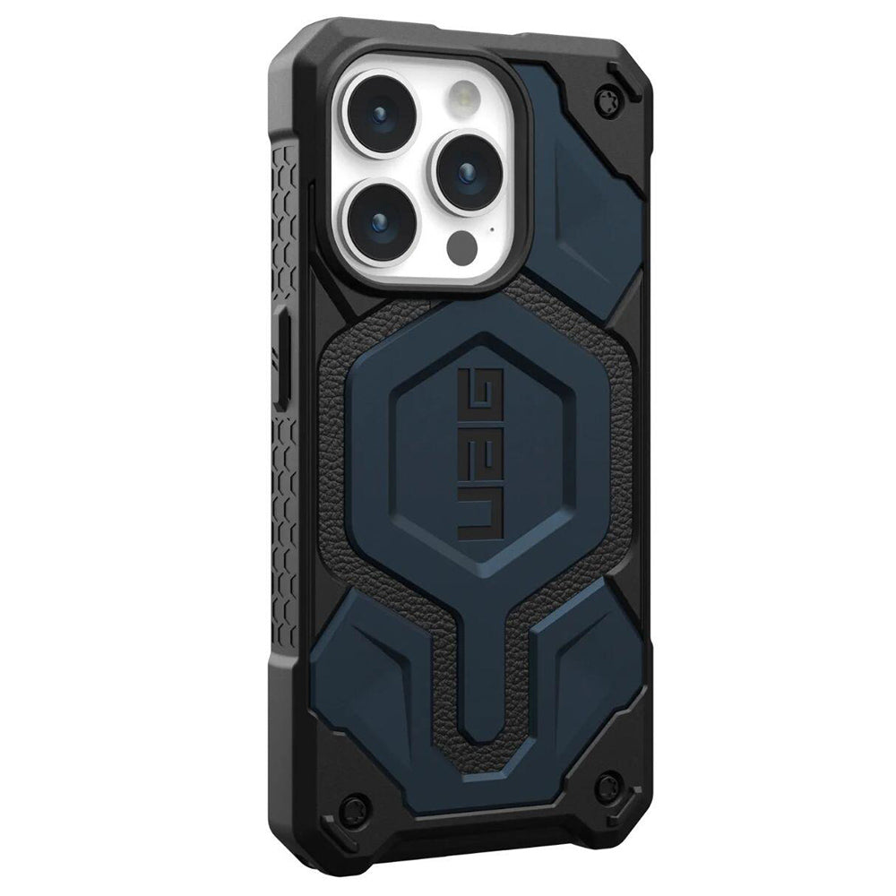 MagSafe-deksel for Apple iPhone 15 Pro, Urban Armor Gear, Monarch Pro, Marineblå