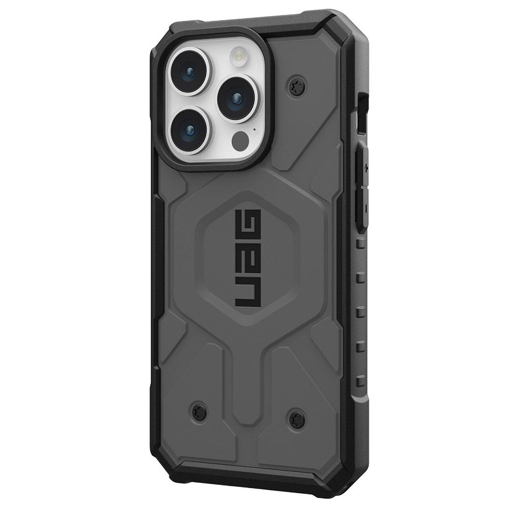 MagSafe-deksel for Apple iPhone 15 Pro, Urban Armor Gear, Pathfinder, Sølv