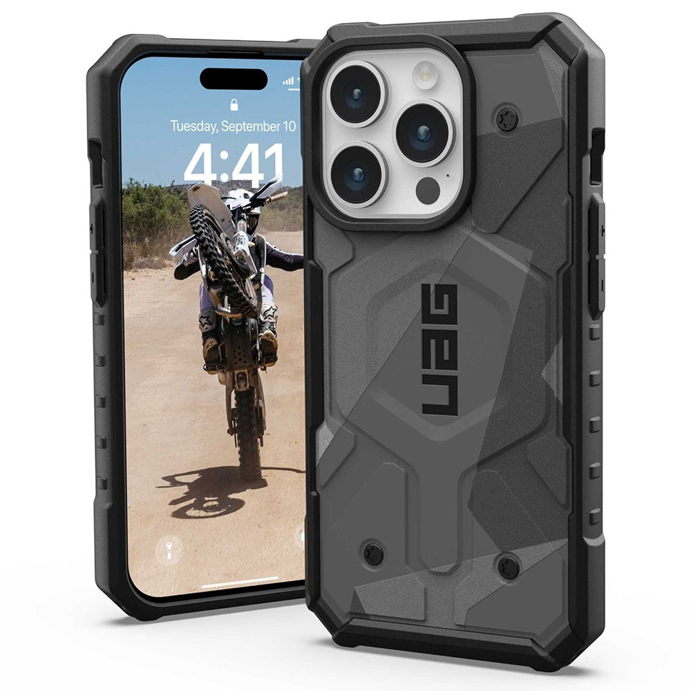 MagSafe-deksel for Apple iPhone 15 Pro, Urban Armor Gear, Pathfinder SE Geo Camo, Kamuflasje