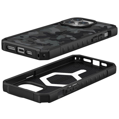 MagSafe-deksel for Apple iPhone 15 Pro, Urban Armor Gear, Pathfinder SE Midnight Camo, Kamuflasje