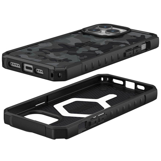 MagSafe-deksel for Apple iPhone 15 Pro, Urban Armor Gear, Pathfinder SE Midnight Camo, Kamuflasje