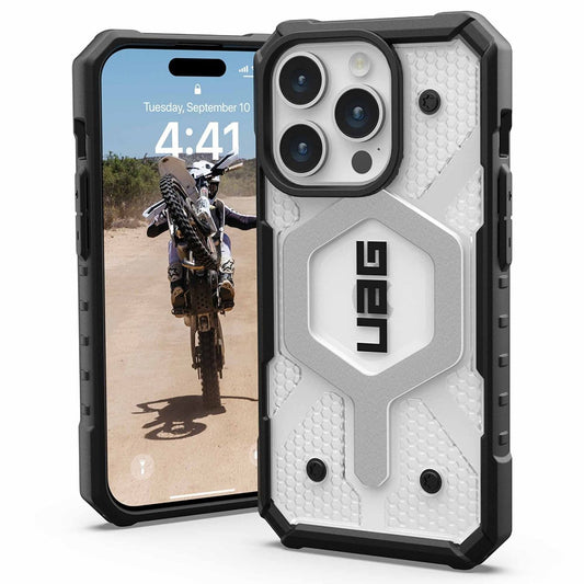 MagSafe-deksel for Apple iPhone 15 Pro, Urban Armor Gear, Pathfinder, Transparent