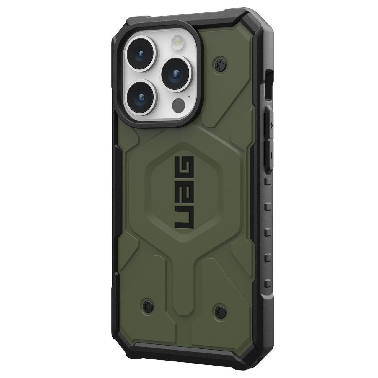 MagSafe-deksel for Apple iPhone 15 Pro, Urban Armor Gear, Pathfinder, Grønn