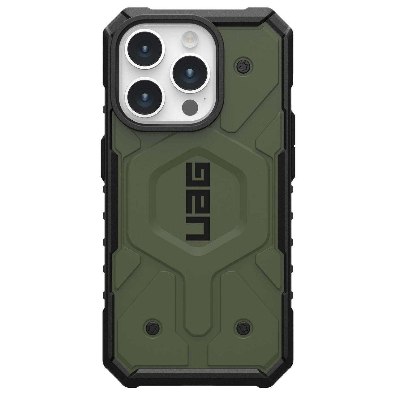 MagSafe-deksel for Apple iPhone 15 Pro, Urban Armor Gear, Pathfinder, Grønn