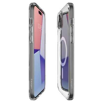 MagSafe-deksel for Apple iPhone 15, Spigen, Ultra Hybrid, Hvit ACS06802
