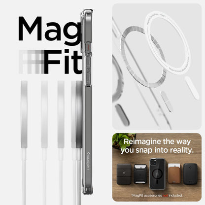 MagSafe-deksel for Apple iPhone 15, Spigen, Ultra Hybrid, Svart ACS06803