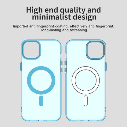 MagSafe-deksel for Apple iPhone 15, Techsuit, CandyCase, Blå