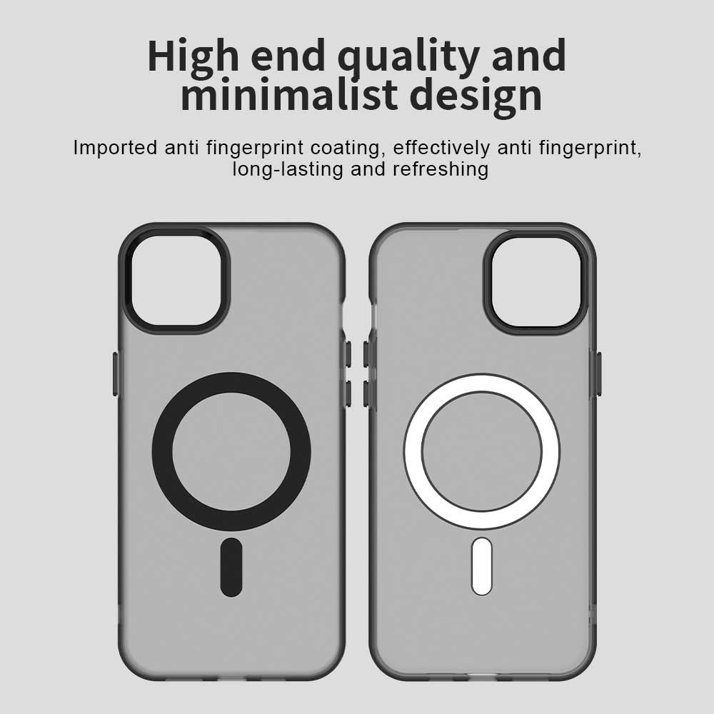 MagSafe-deksel for Apple iPhone 15, Techsuit, CandyCase, Svart