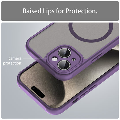 MagSafe-deksel for Apple iPhone 15, Techsuit, HaloFrost II, Lilla