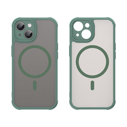 MagSafe-deksel for Apple iPhone 15, Techsuit, HaloFrost II, Grønn