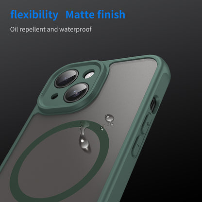 MagSafe-deksel for Apple iPhone 15, Techsuit, HaloFrost II, Grønn
