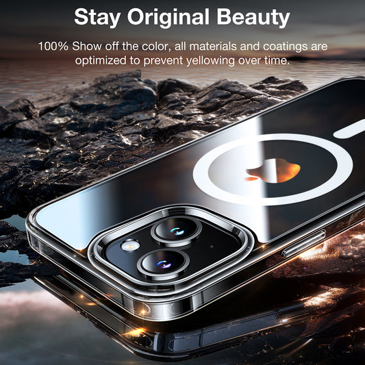 MagSafe-deksel for Apple iPhone 15, Torras, Diamond, Transparent