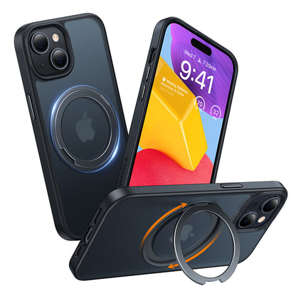 MagSafe-deksel for Apple iPhone 15, Torras, Ostand Pro, Svart