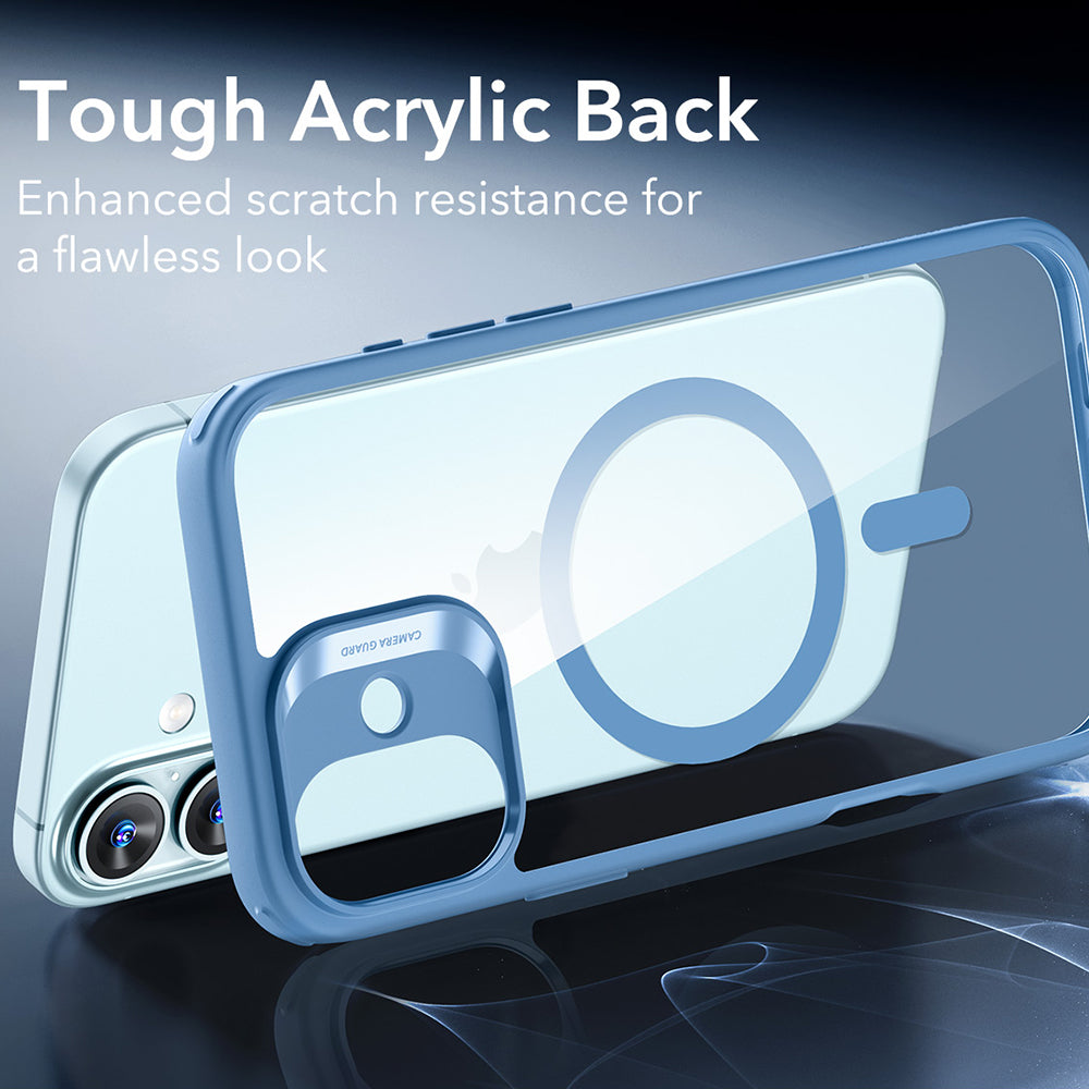 MagSafe-deksel for Apple iPhone 16, ESR, Classic Hybrid, Gjennomsiktig Blå