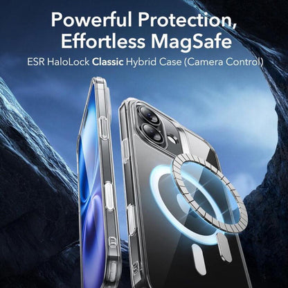MagSafe-deksel for Apple iPhone 16, ESR, Classic Hybrid Slide, Satinert svart