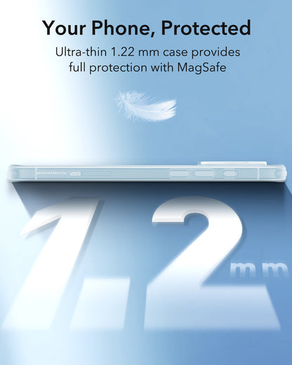 MagSafe-deksel for Apple iPhone 16, ESR, Zero, Satinblå