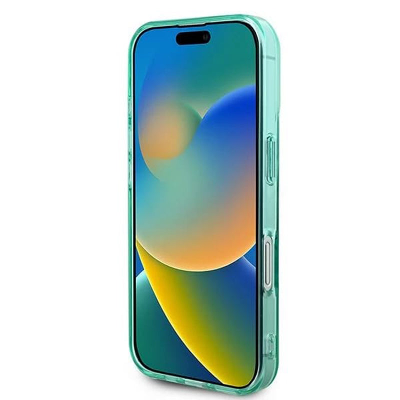 MagSafe-deksel for Apple iPhone 16, Guess, IML Rhinestone, Grønn