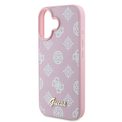 MagSafe-deksel for Apple iPhone 16, Guess, Peony Script, Rosa