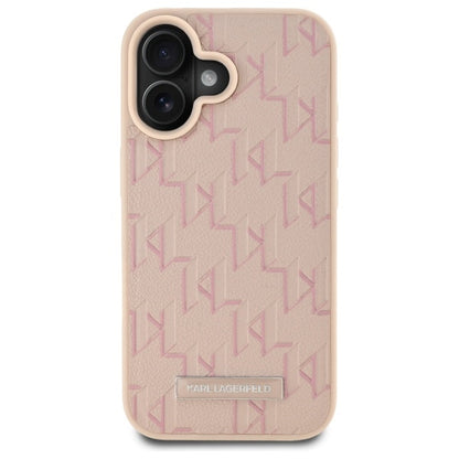 MagSafe-deksel for Apple iPhone 16, Karl Lagerfeld, Hot Stamp, Rosa