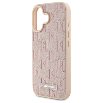 MagSafe-deksel for Apple iPhone 16, Karl Lagerfeld, Hot Stamp, Rosa