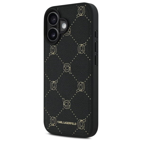 MagSafe-deksel for Apple iPhone 16, Karl Lagerfeld, Karl's Head, Svart