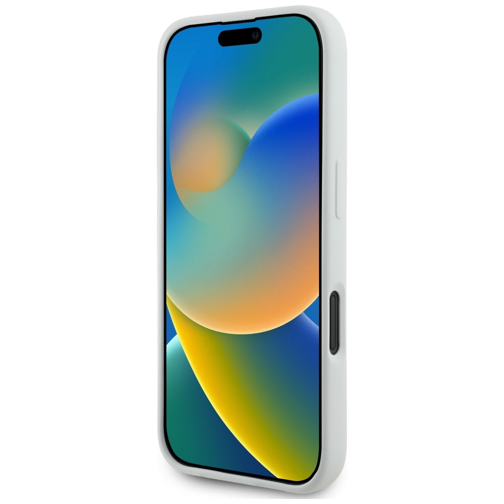 MagSafe-deksel for Apple iPhone 16, Karl Lagerfeld, Silikon Karl & Choupette's Heads, Beige