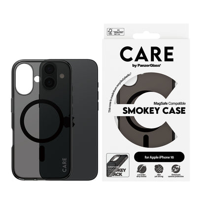 MagSafe-deksel for Apple iPhone 16, PanzerGlass, Care Urban Combat, Svart