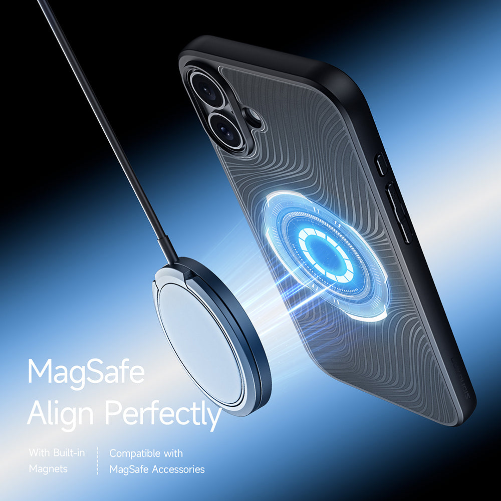 MagSafe-deksel for Apple iPhone 16 Plus, DUX DUCIS, Aimo, Svart