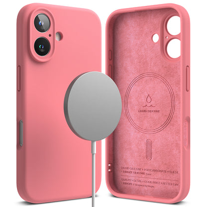 MagSafe-deksel for Apple iPhone 16 Plus, Ringke, silikon, rosa