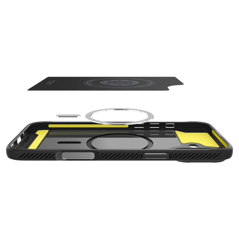 MagSafe-deksel for Apple iPhone 16 Plus, Spigen, Rugged Armor, Matt Svart