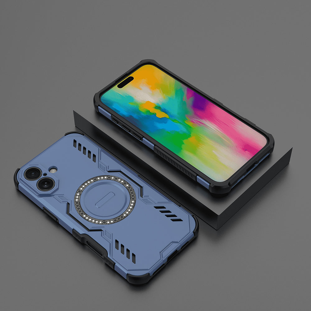 MagSafe-deksel for Apple iPhone 16 Plus, Techsuit, ArmorMag, Blå