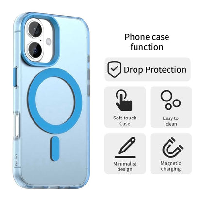 MagSafe-deksel for Apple iPhone 16 Plus, Techsuit, CandyCase, Blå
