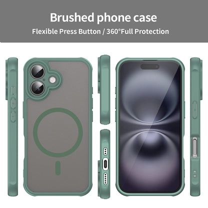MagSafe-deksel for Apple iPhone 16 Plus, Techsuit, HaloFrost II, Grønn