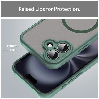 MagSafe-deksel for Apple iPhone 16 Plus, Techsuit, HaloFrost II, Grønn