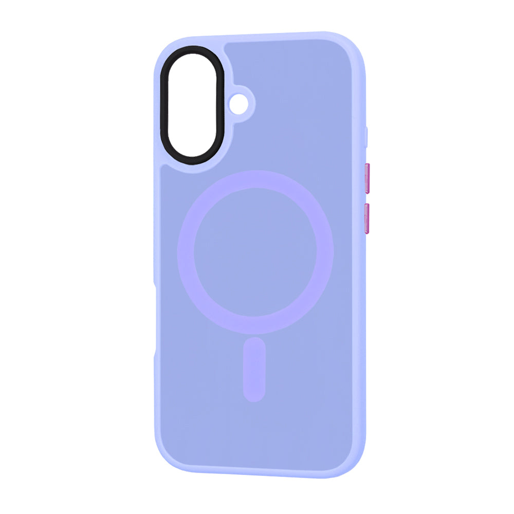MagSafe-deksel for Apple iPhone 16 Plus, Techsuit, HaloFrost, Lys lilla